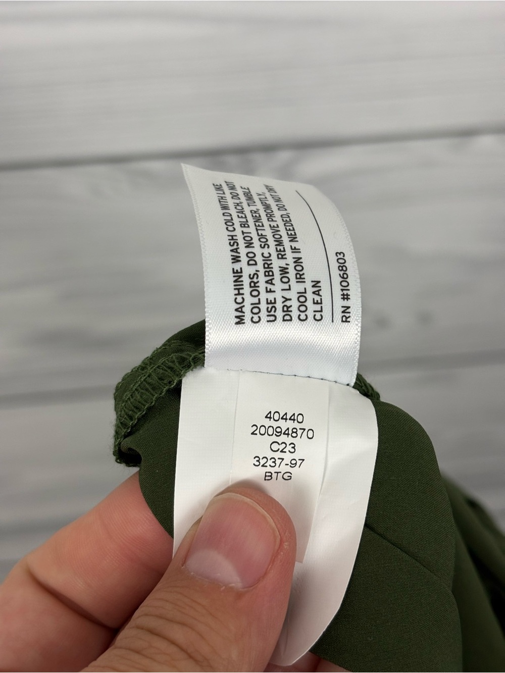 Duluth Trading Co. Nine to Fine synthetic jumpsuit size large NWT green - Picture 11 of 11